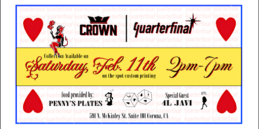 Quarterfinal X Crown "Love is a gamble" Event