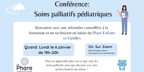 Conférence: Soins palliatifs pédiatriques