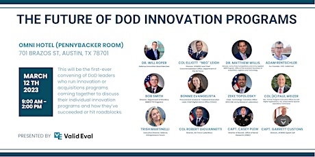 The Future of DoD Innovation Programs presented by Valid Eval