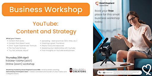 Small Business Workshop: YouTube Content and Strategy