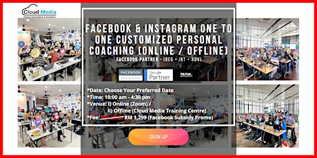 Facebook Partner - Facebook & Instagram (One to One Coaching)