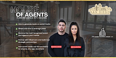 House of Agents Presents: Turn Influence Into Income