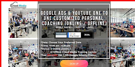 Google Partner - Google Ads & YouTube (One to One Coaching)