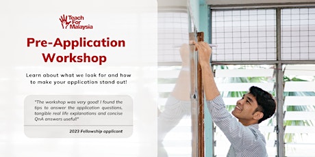 Teach For Malaysia Application Workshop