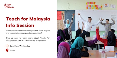Teach For Malaysia 2023 Fellowship Info Session