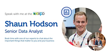Speak with me at the AHG - Data and Analytics with Shaun Hodson primary image