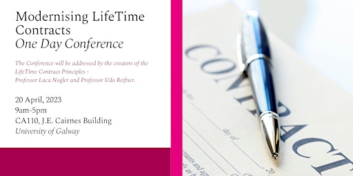 Modernising LifeTime Contracts Conference Galway