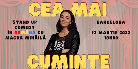 Stand up comedy in romana cu Magda Mihaila - Barcelona