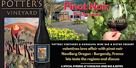 Valentines Wine Tasting with Potters Vineyards, Newberg Oregon