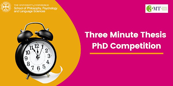 PPLS Three Minute Thesis Competition