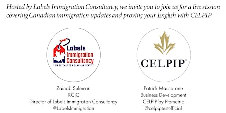 Canadian Immigration and CELPIP Webinar for Newcomers