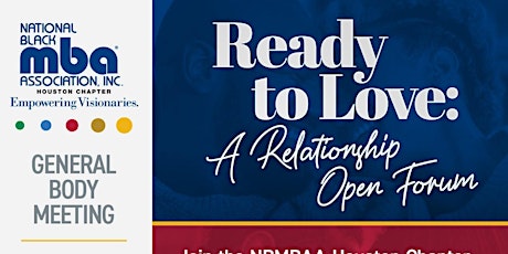 Ready to Love: A Relationship Open Forum primary image