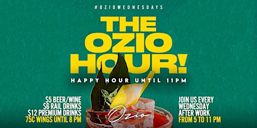#OzioWednesdays The Ozio Hour!