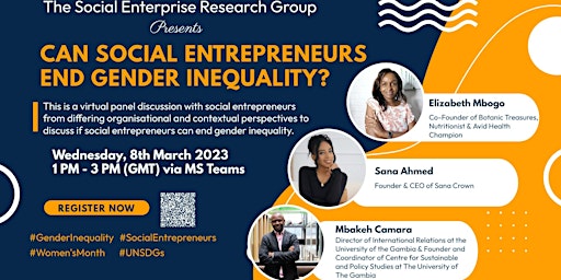 Can Social Entrepreneurs End Gender Inequality?