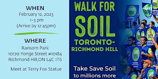 Save Soil Community Walks - RICHMOND HILL - Toronto, ON