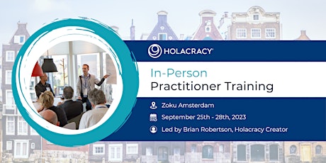 Holacracy Practitioner Training - Amsterdam - September 2023
