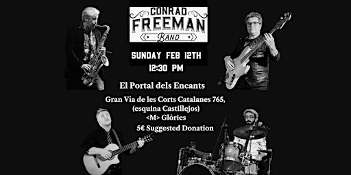 Conrad Freeman Band Vermut Musical in Portal dels Encants