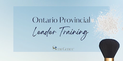 Ontario Provincial Leader Training