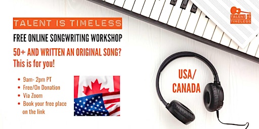 Online Songwriting Workshop - USA & Canada