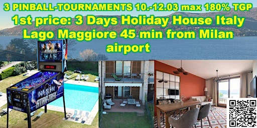 MTK Spring tournament 10.-12.03 1st price: 3 Days Holiday House Lago Maggio