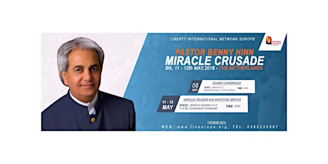 Dinner Conference with Pastor Benny Hinn primary image