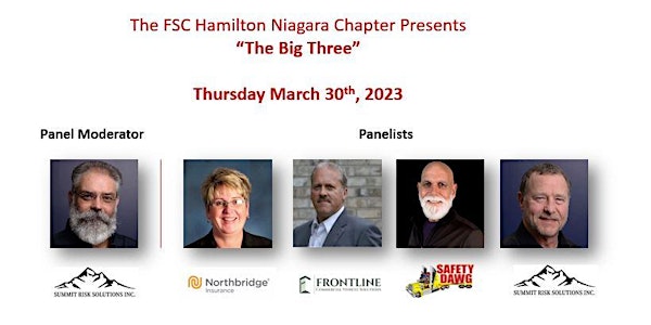 FSC Hamilton/Niagara Spring Seminar: The Big Three