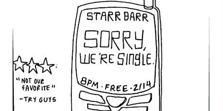 Apology Show presents: Sorry We’re Single