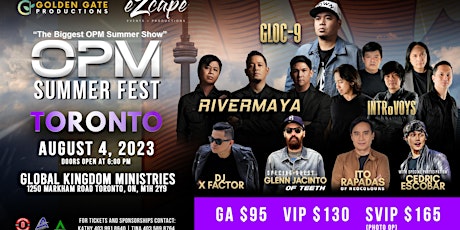 OPM Summer Fest 2023 - Toronto
