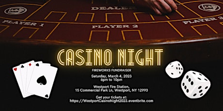 Westport Fireworks Fundraiser: Casino Night
