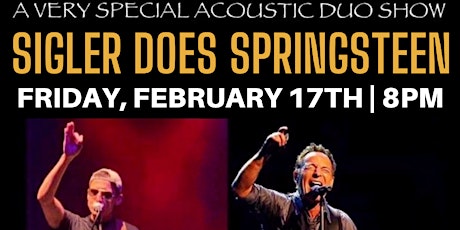 A Night of Bruce Springsteen - A Special Acoustic Tribute By Tim Sigler