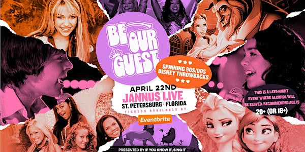 BE OUR GUEST: The Disney DJ Night -St Pete