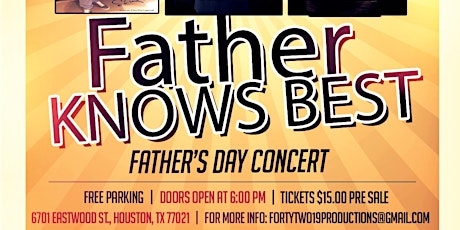 Father Knows Best Concert primary image