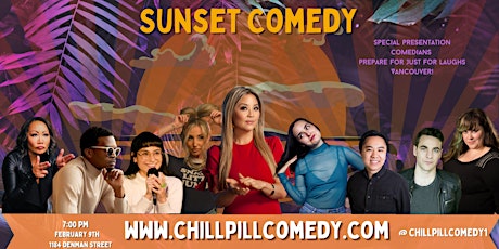 Sunset Comedy| Professional Stand-Up Comedy show Vancouver |Thursday 7:00pm