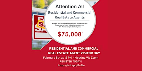 Residential and Commercial Real Estate Agent Visitor Day