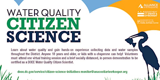 DC Citizen Science Water Quality Monitoring Training