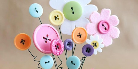 Creative Hands Club: Spring Button Bouquets
