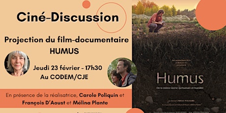 Projection du film HUMUS  au CODEM/CJE