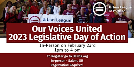 2023 Legislative Day of Action - In-person Salem, OR