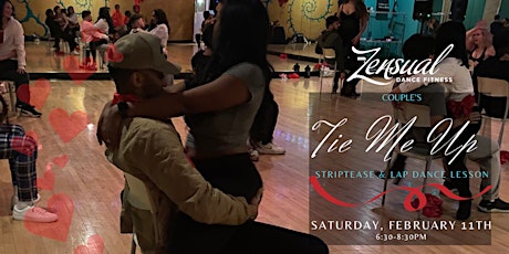 Hauptbild für Valentine's Day 2023 | "Tie Me Up" Couples Lap Dance Workshop