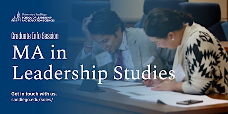 MA in Leadership Studies: Graduate Info Session