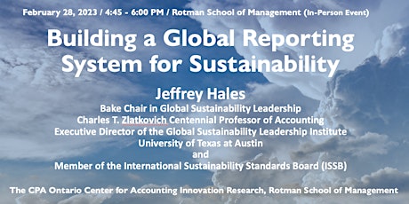 Building a Global Reporting System for Sustainability
