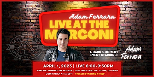 Adam Ferrara LIVE at The Marconi!