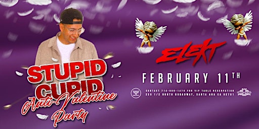 Stupid Cupid Anti-Valentine Party with Deejay Elekt