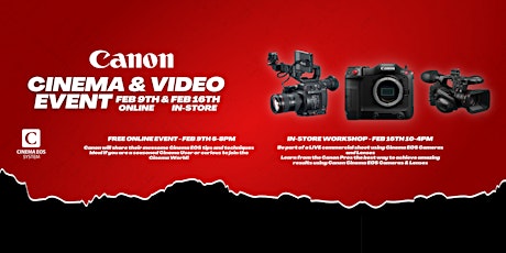 Canon Cinema & Video Event