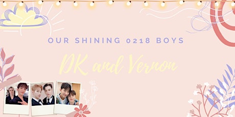 Our Shining 0218 Boys: DK and Vernon Cupsleeve Event