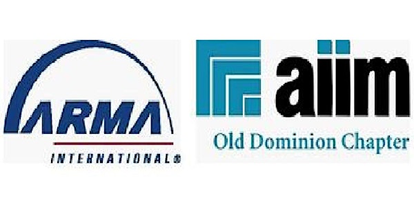 Richmond AIIM/ARMA May 9, 2018 Lunch & Learn