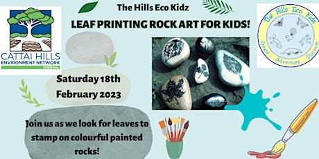 Leaf Printing Rock Art for Kids! primary image
