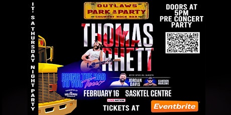 Outlaws Park & Party Buses to THOMAS RHETT & GUESTS
