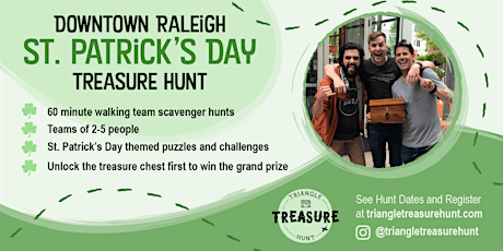 Raleigh St. Patrick's Day Treasure Hunt - Walking Team Scavenger Hunt!
