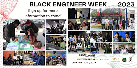 Black Engineer Week 2023 Information Sign up to Receive